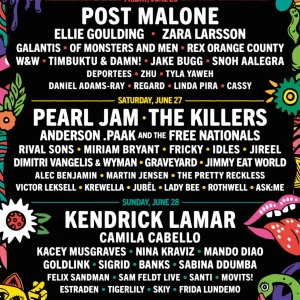  - Säljer tre stycken 3-dagars festivalpass till lollapalooza 26-28 Juni 2020 gärdet 13+. De säljs just nu för 2700 så spara 700 kr på o köpa här👍(2000 kr styck) 