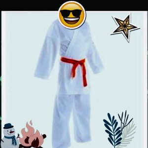  - ÄKTA TOPPSKICK FINT FRÄSCH KARATE TRÄNINGSKLÄDER MED BÄLTE FÖR NYBÖRJARE/ALLT STORLEK M.BJUDER PÅ PORTOT 63kr Spårbart ! 