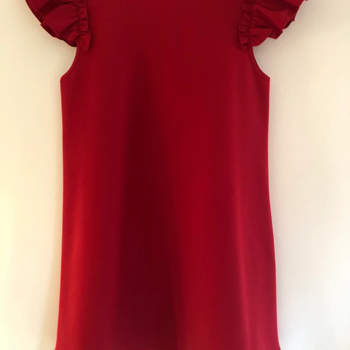 Röd Klänning strl 152