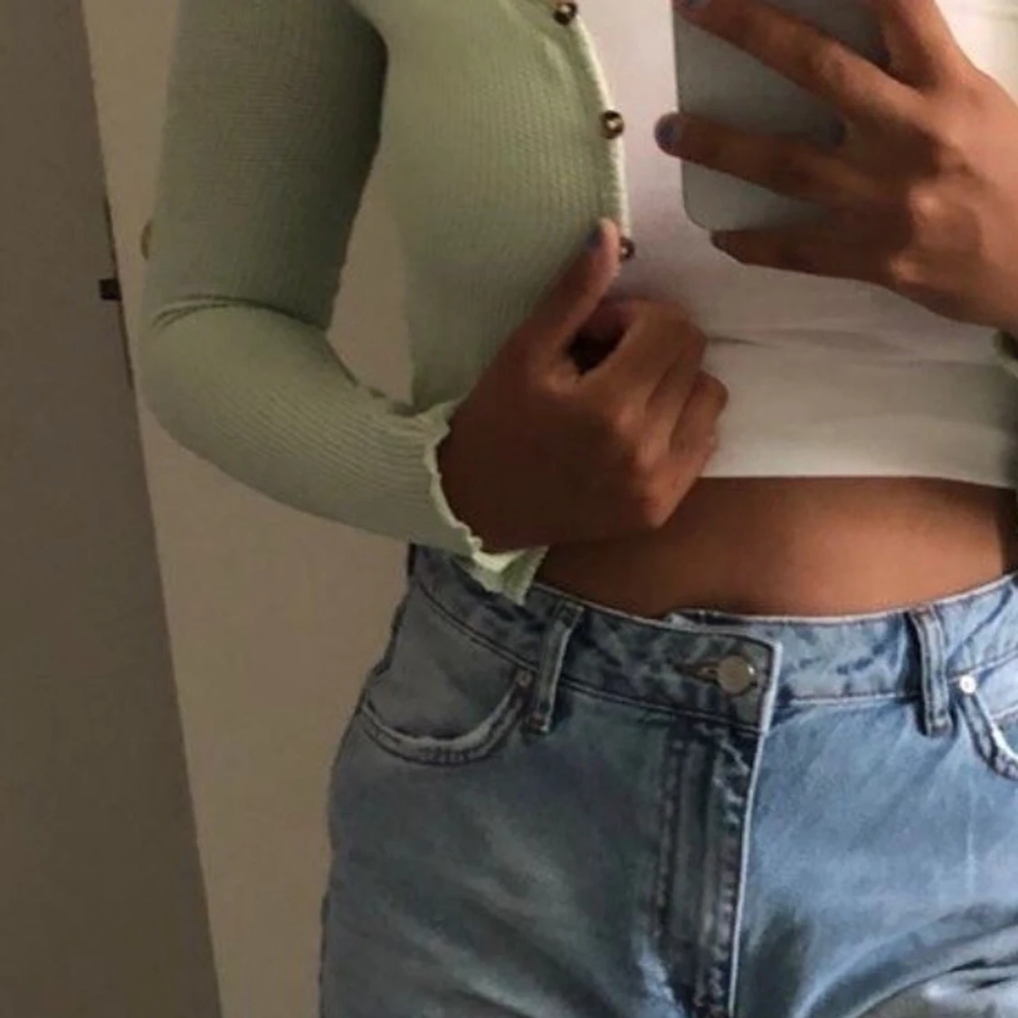 Jättefin cardigan i strl xs-s