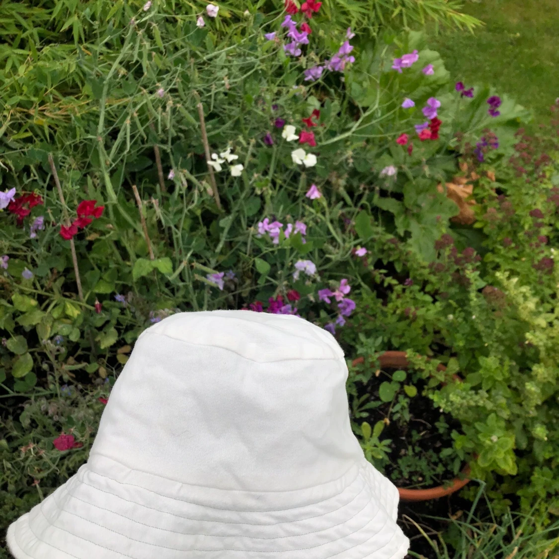 Grön/vit Bucket Hat - 91