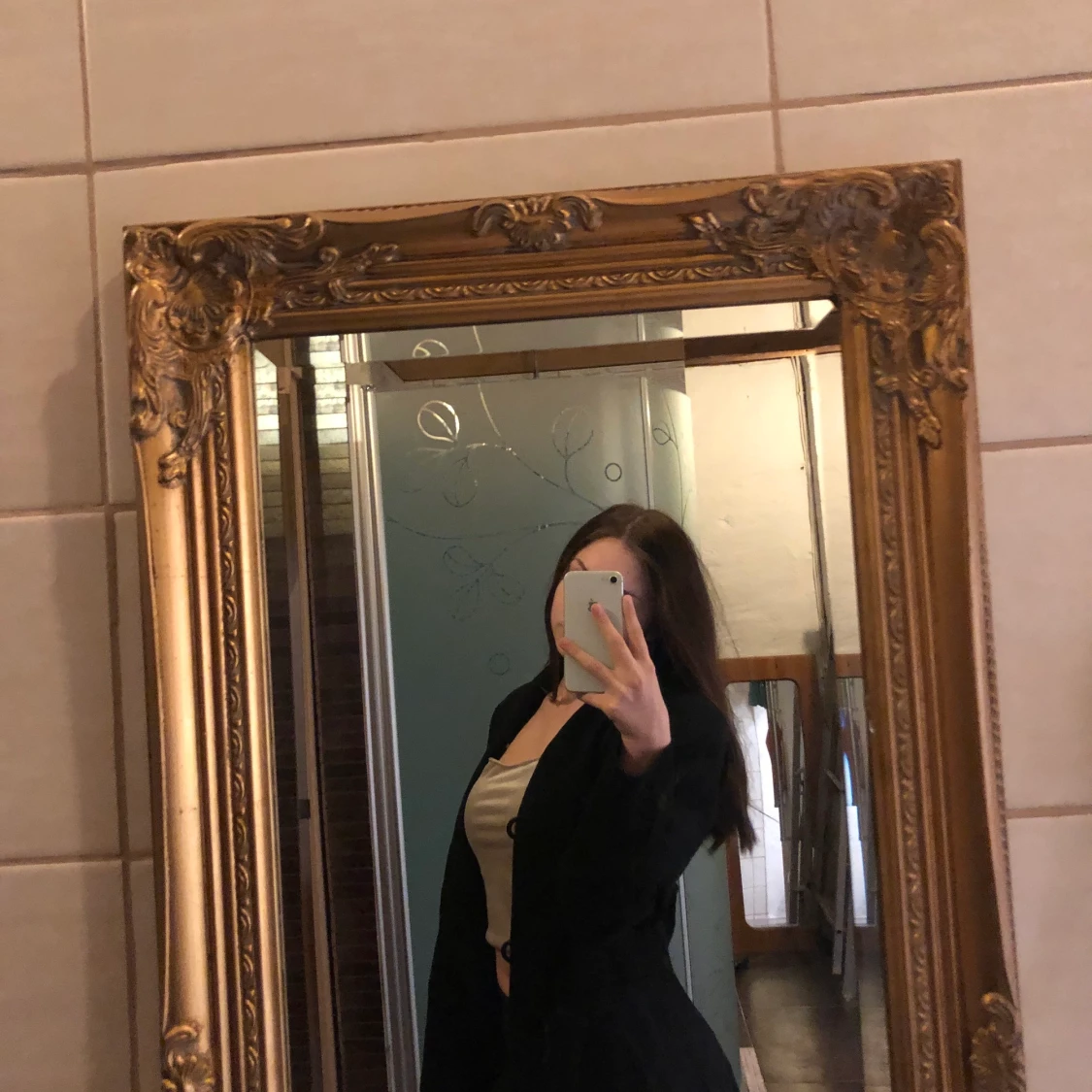 Svart kavaj utan knappar - 91