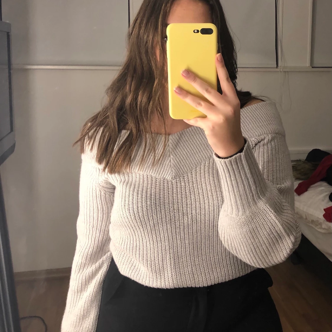 Stickad tröja Strl M - 90