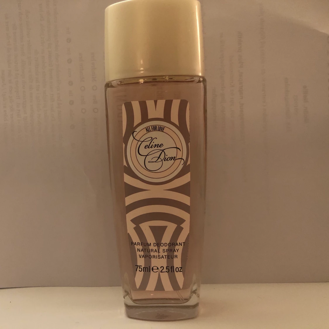 Celine Dion parfym : ”all for love”