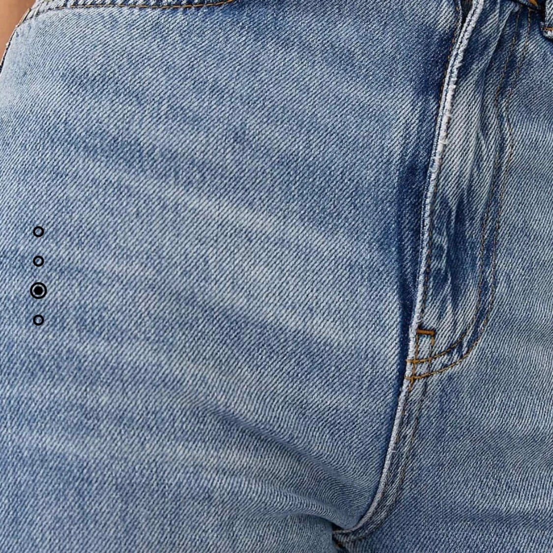 Raka jeans med hål - 90