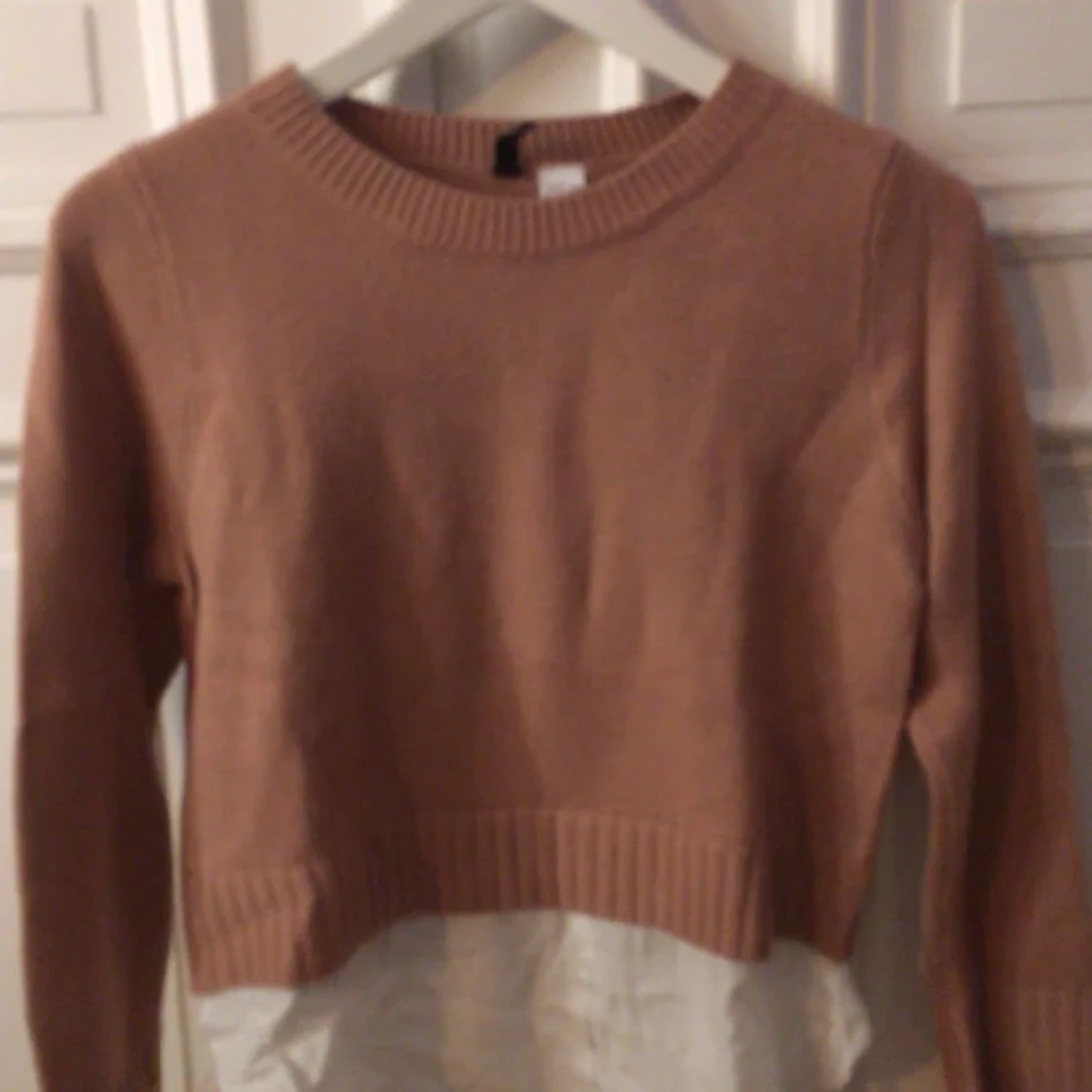 Stickad rosa tröja! - 91