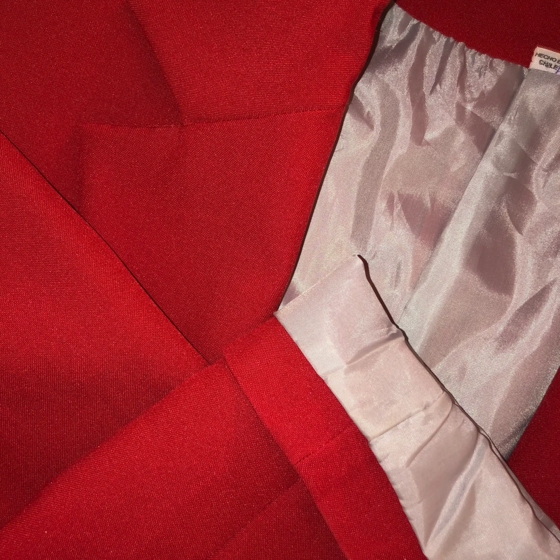 Röd kavaj med axelvaddar - 91