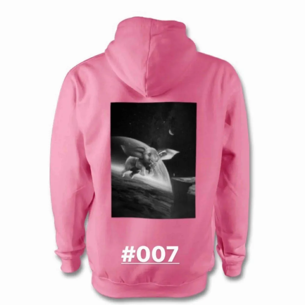 Rosa hoodie med coolt tryck från UF företaget Le Futur! . Hoodies.