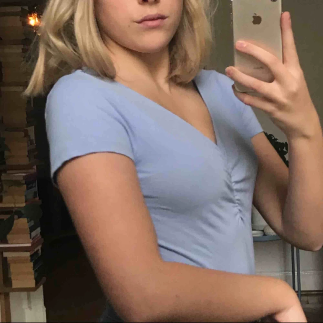 Babyblå topp från Monki 🦋🦋 - 91