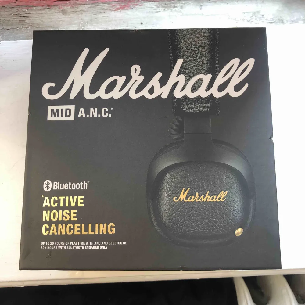 Marshall MID Active noise cancelling Obruten förpackning  Nypris ca 1700. Övrigt.