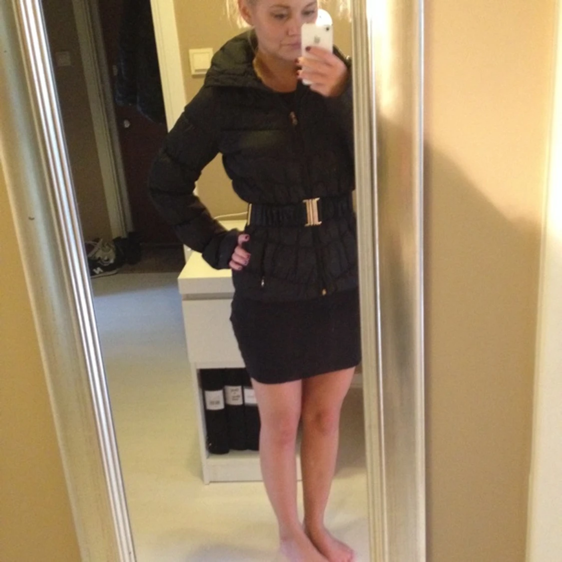 Tunnare dunjacka från zara! Som ny!  - 1411738296