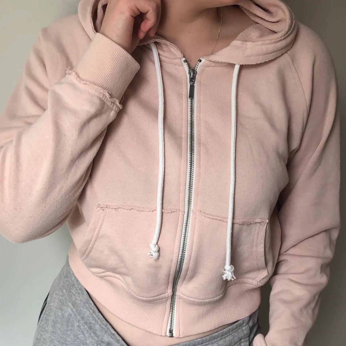 Kroppad hoodie
