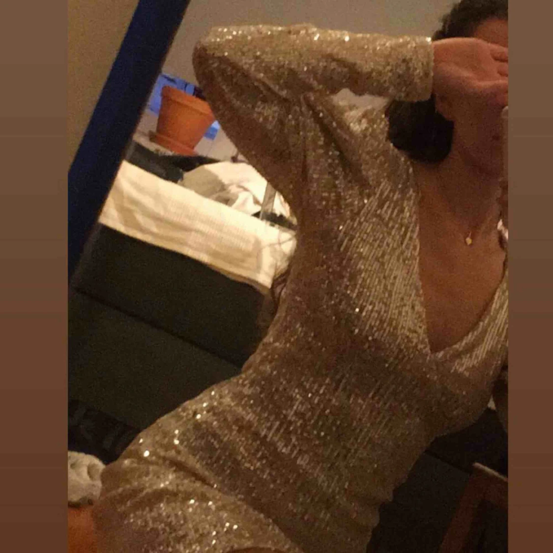 Zara paljettklänning