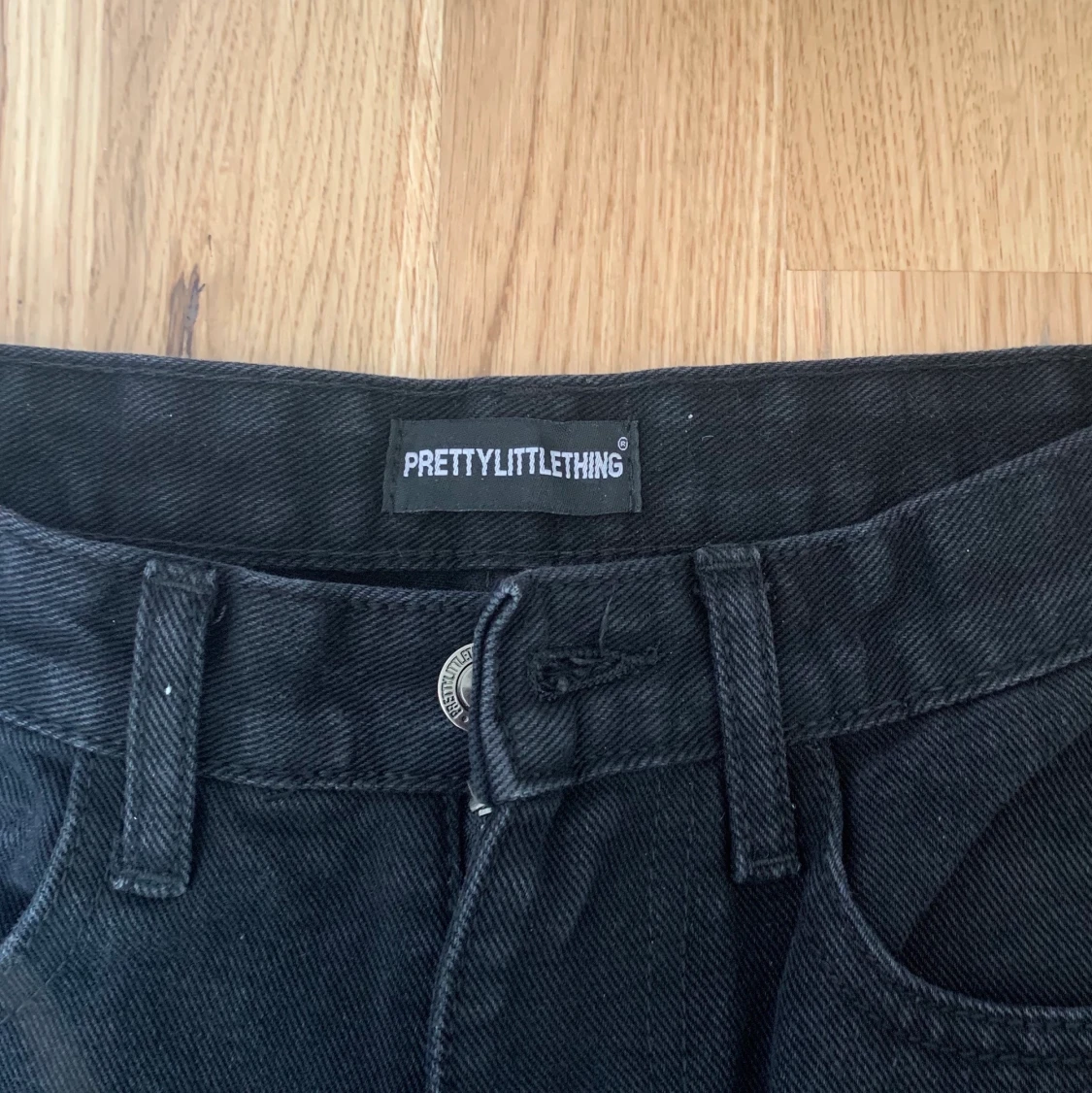 Raka jeans med slits - 90