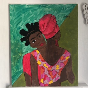 Tavla - Säljer denna fina tavla jag målat själv. Måtten är 46x37,5 så mycket större än de andra tidigare tavlorna jag lagt upp på min plick. Endast canvasen kostade 100 kr så 120 av det totala priset är för själva målningen, hoppar ni förstår 💜