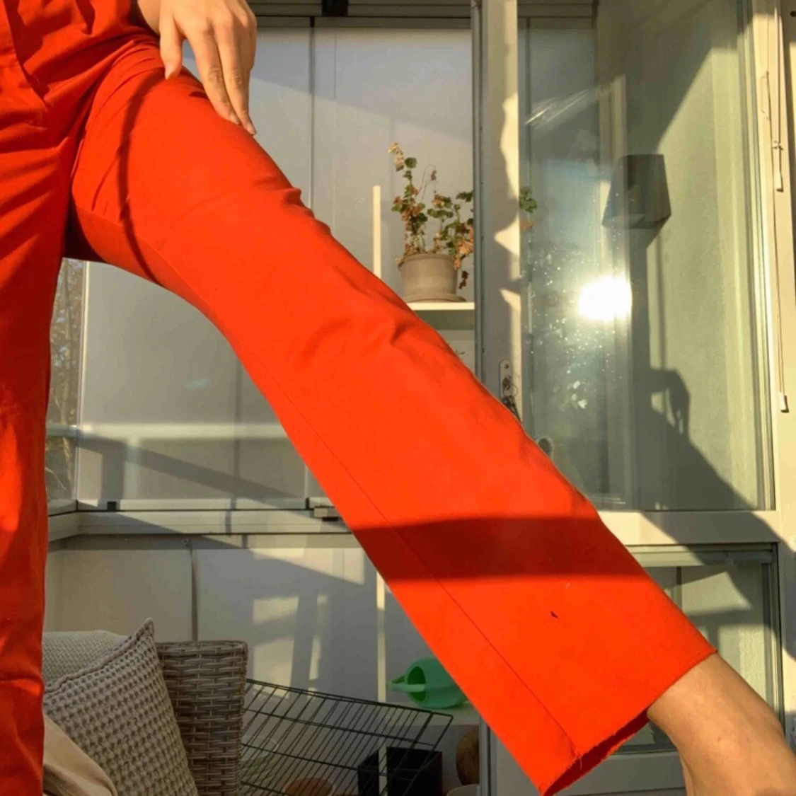 Röda byxor storlek S - 90