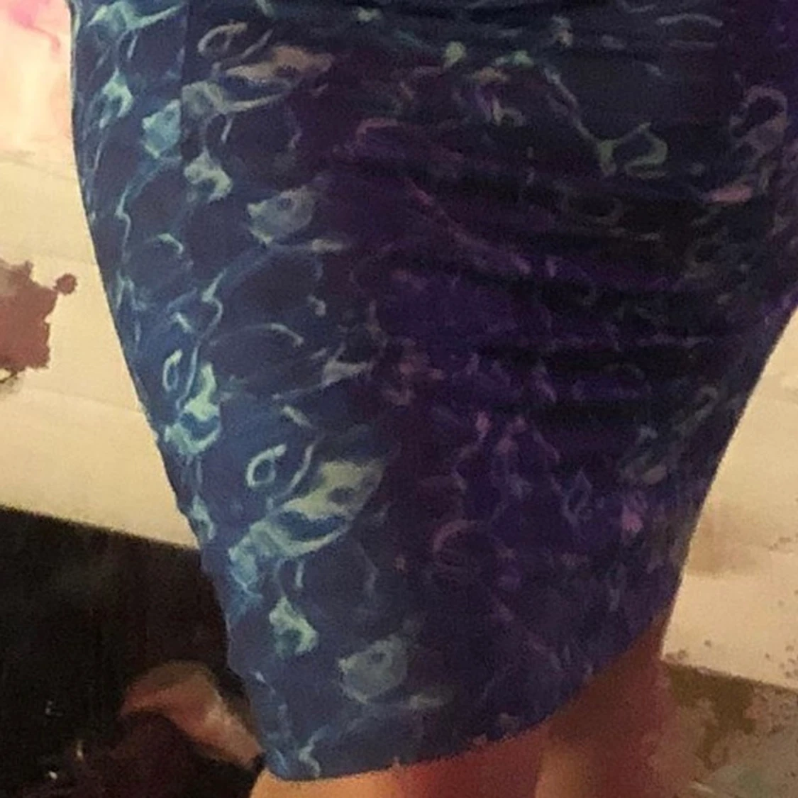 Klänning i vattenmönster - 91