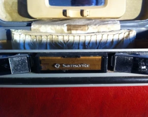 Vintage Samsonite Leather Make-up Nécessaire - Vintage Samsonite Leather Make-up Nécessaire