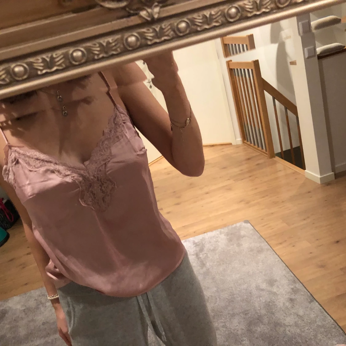 Siden linne storlek S