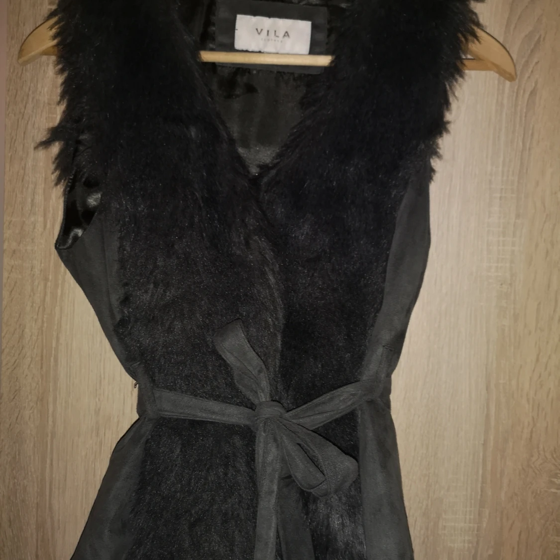 Fuskpäls brun från vila stl xs