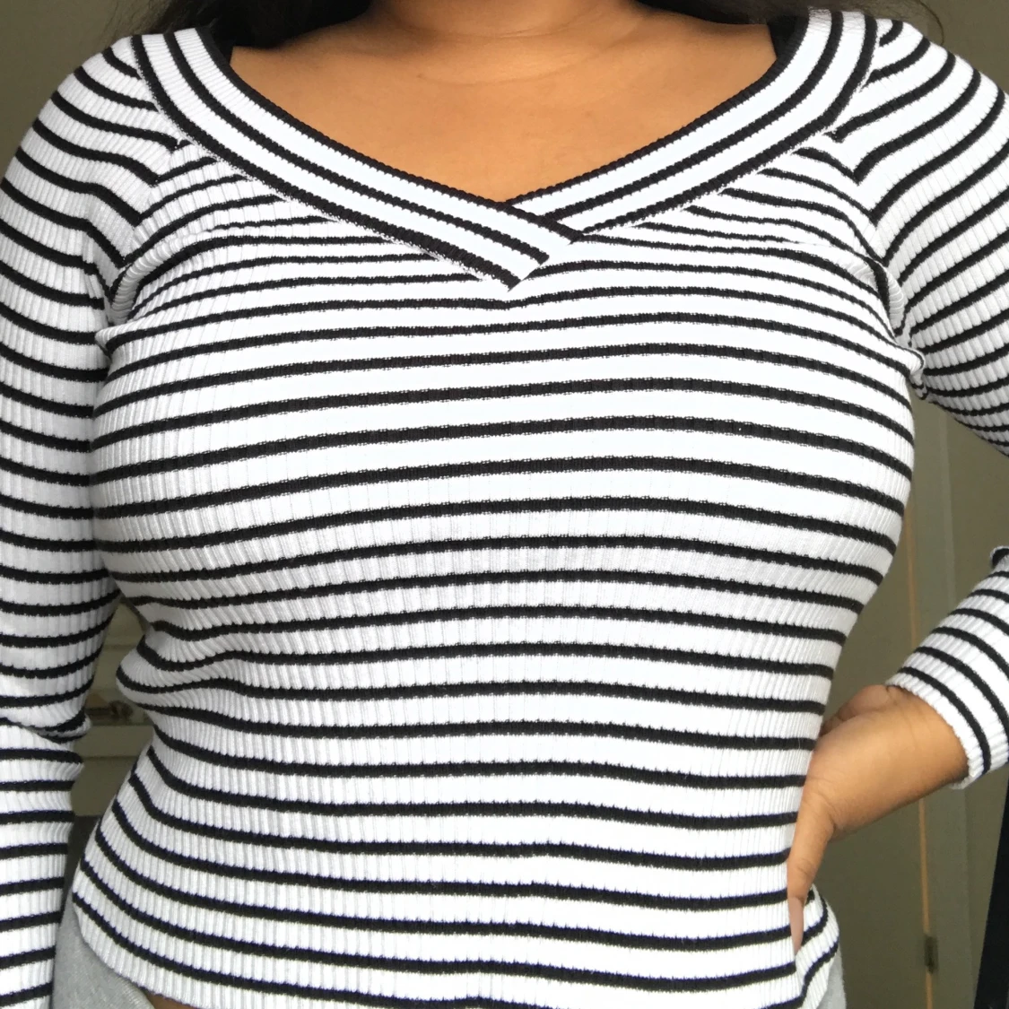 Randig tröja M/L - 90