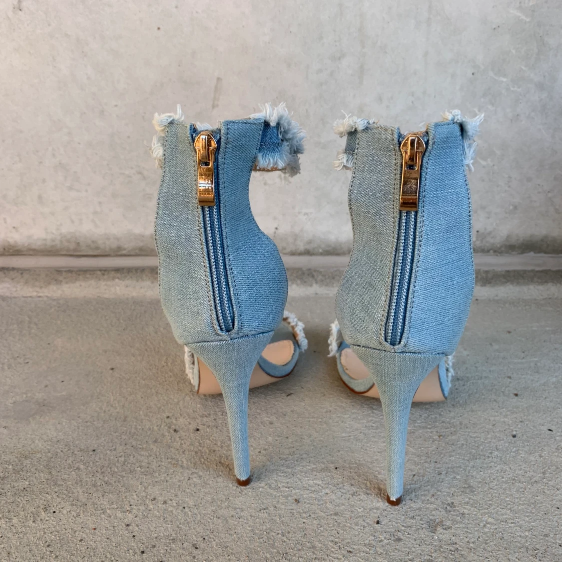 Klackar i denim - 91