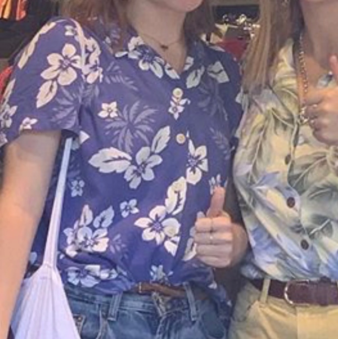 Blommig skjorta  - 90