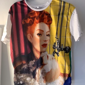 En snygg t-shirt från zara - Snygg t-shirt med ett snyggt trick köpt på zara i London inte använd så mycket