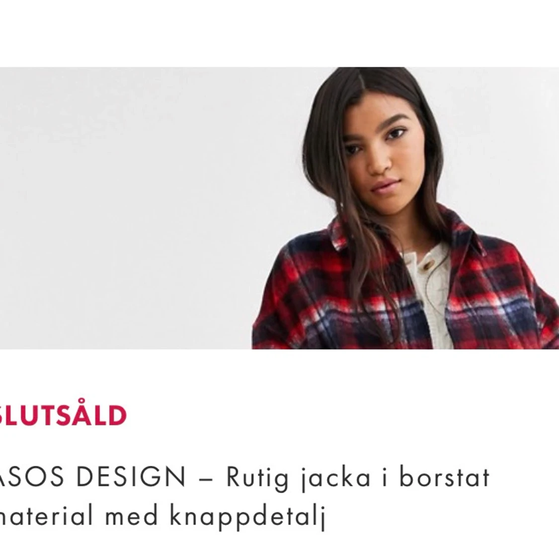 Rutig skjortjacka - 90