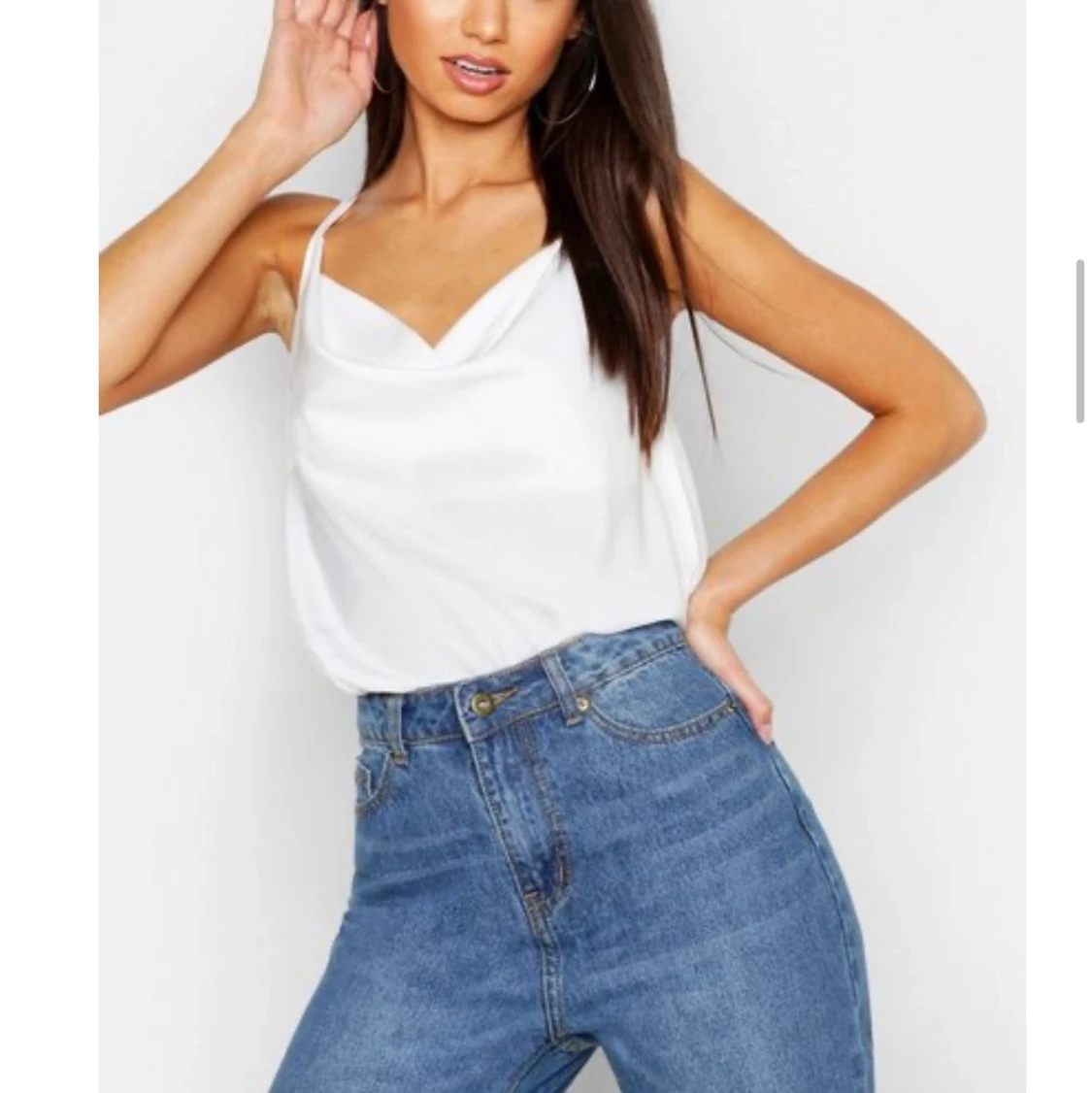 Vitt linne från boohoo