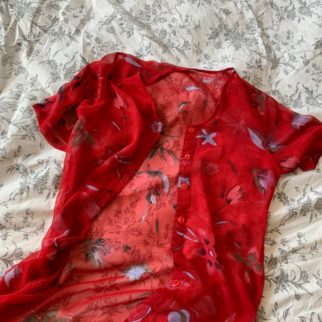 Vintage blus gjord i Sverige!