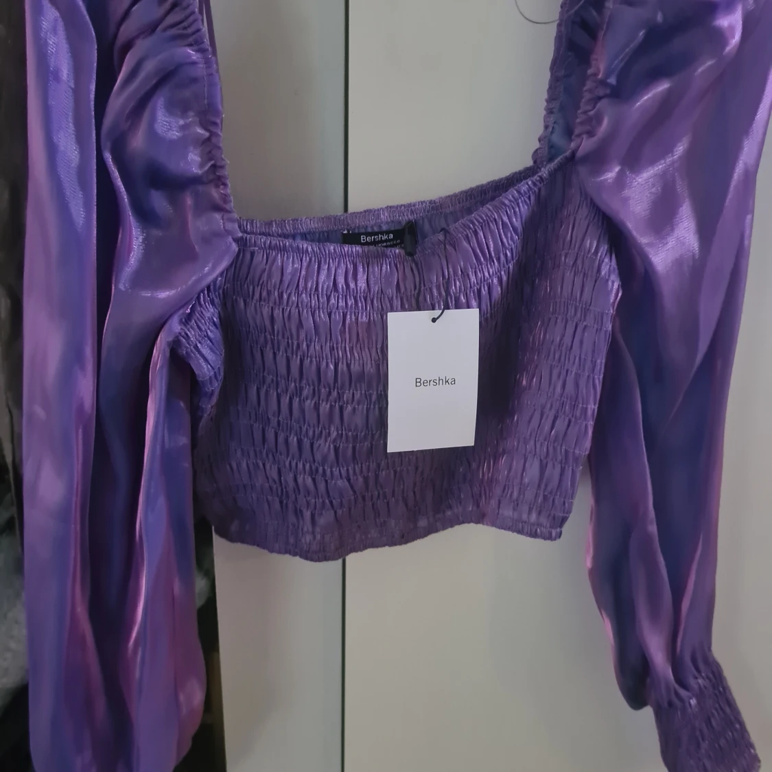 Bershka lila topp strl S! Endast testad! - 90