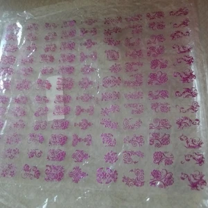  - Nagel dekor i rosa metallic