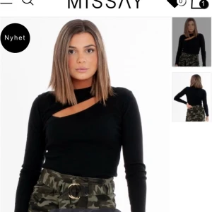Tröja från Missäy  - Aldrig använd . Säljer för 100 kr plus frakt 44. Storlek XS/S