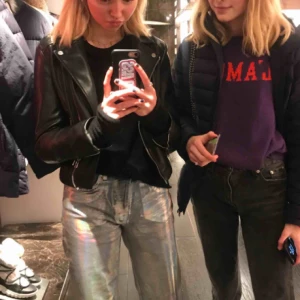  - Jätte snygg skinn jacka, storlek S från hm!💕 inte så mycket använd💕