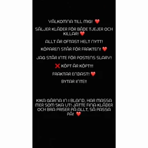  - Hej! lägger ut detta för att ni ska veta vad det är som gäller när ni köper hos mig!  Jag är också ny här på plick så har inte kommit riktigt igång än! ❤️ 