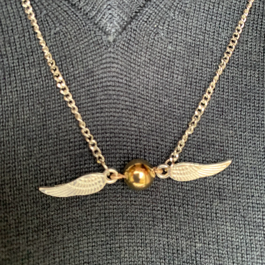 Gyllene kvicken halsband