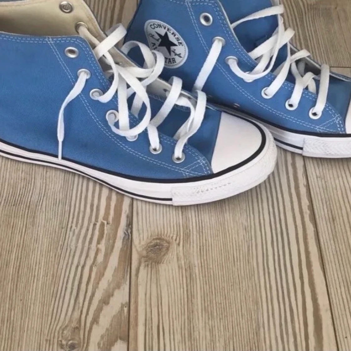 Converse blåa
