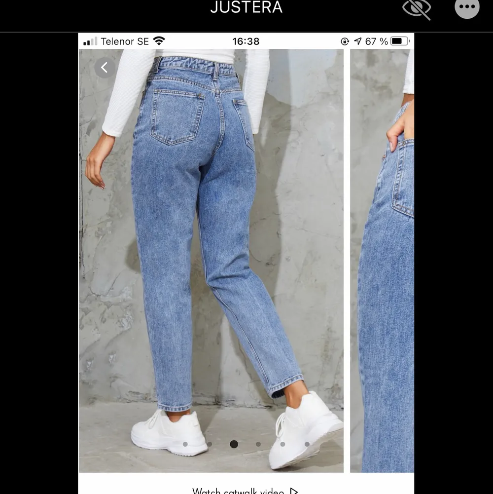 Säljer dessa trendiga byxor från PLT!😍 skit fina, säljer pga. Att jag köpte två storlekar för att se vilken som skulle passa. Helt nya! Bara provat 1 gång. Buda i kommentarerna💓. Jeans & Byxor.