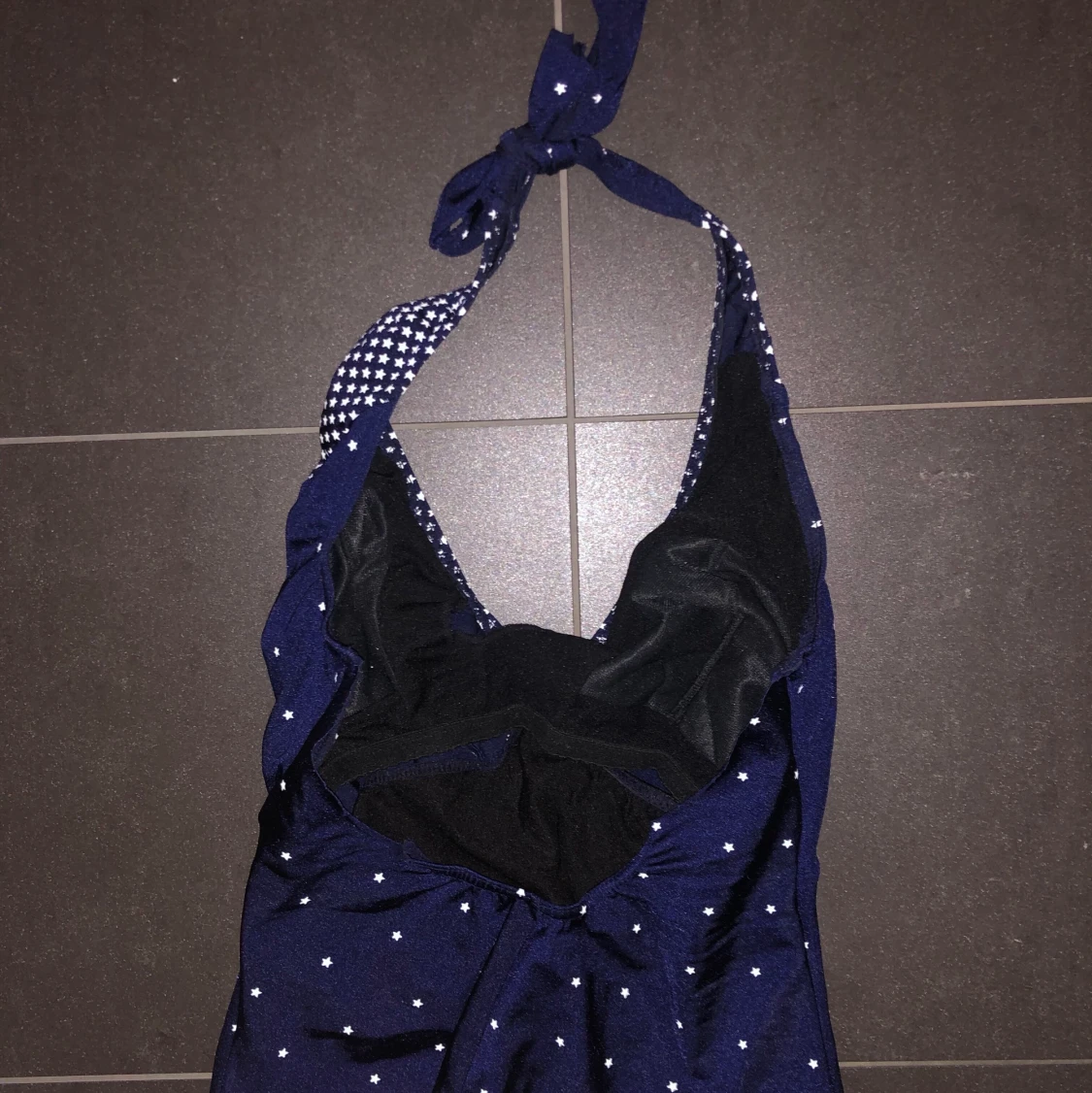 Blå halterneck  - 90