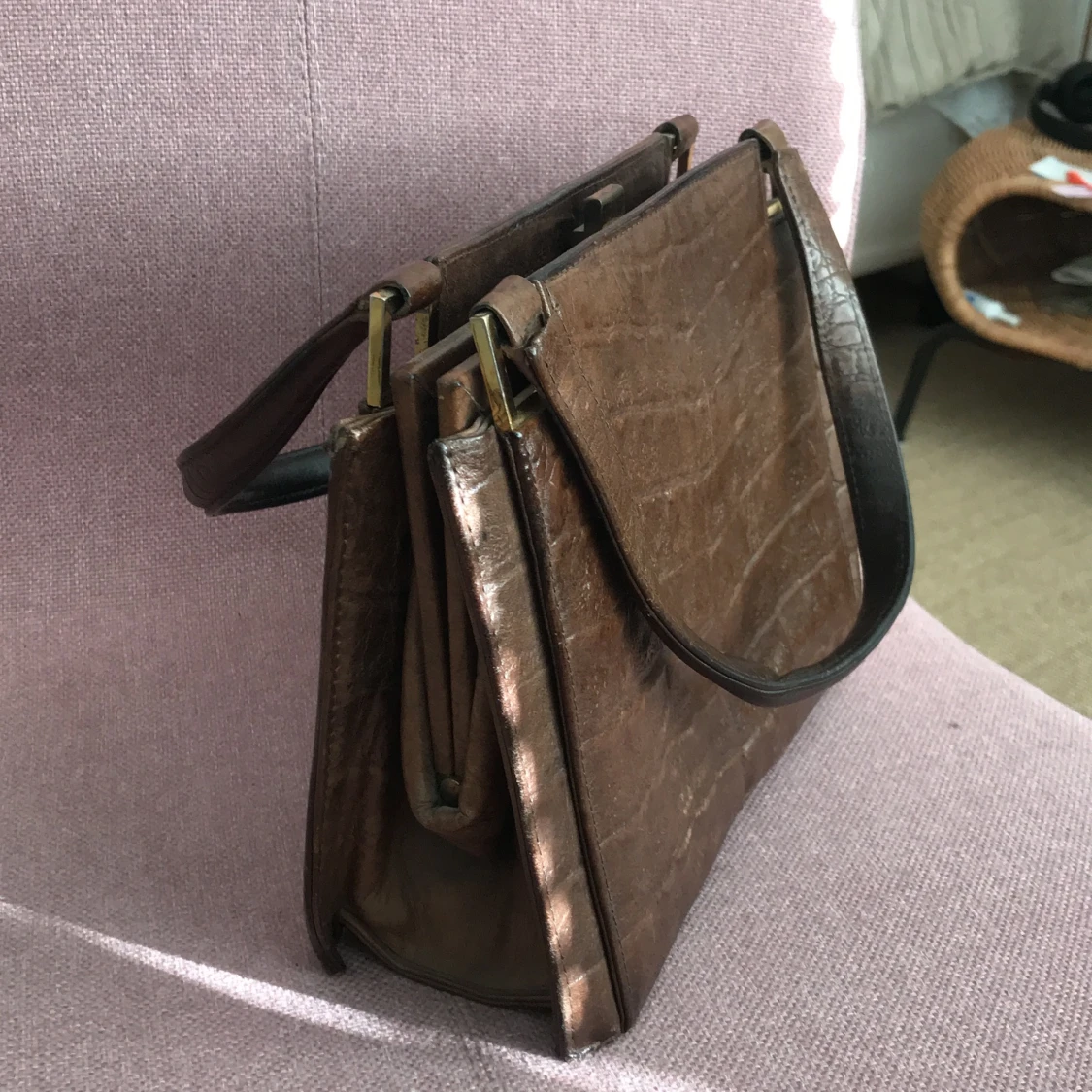 Läderväska - 90