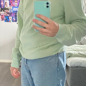 sweatshirt  - mint/pastell grön sweatshirt från hm. Säljer för att den är för liten på mig numera:((