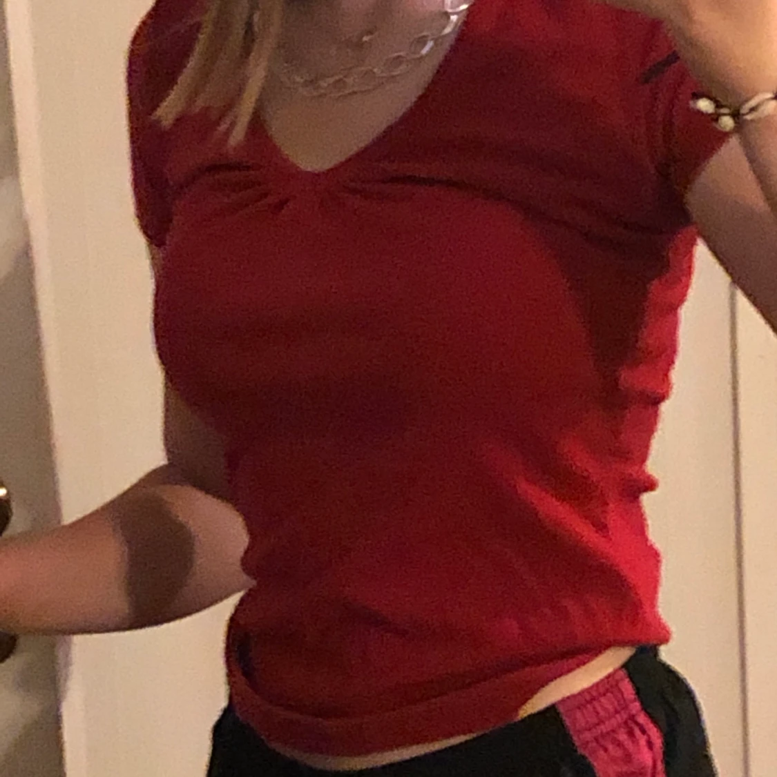 Röd kortärmad - 91