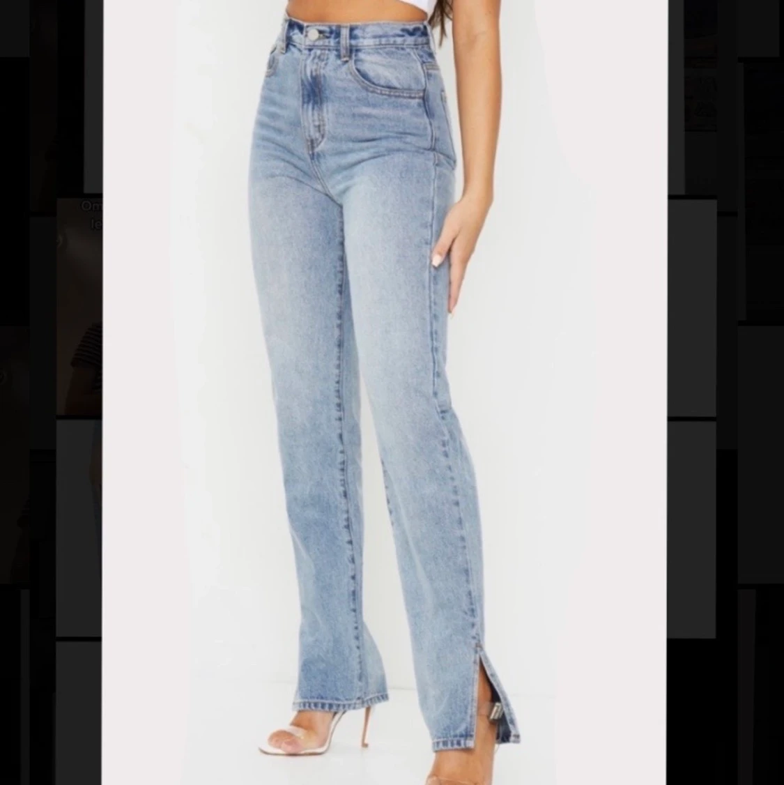 Raka Jeans Med Slits - 90