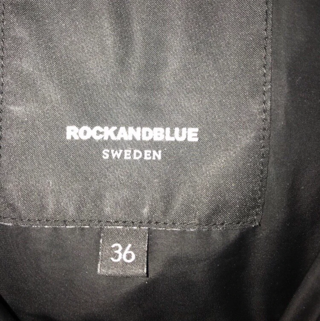 Rock & Blue jacka med äkta päls och dun - 90