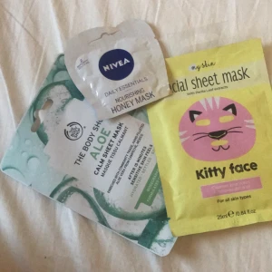 Ansiktsmasker  - Har upptäckt att min hud inte tål det så därför säljer jag dem! Den lilla kostar 10:-. Allt är +frakt men pris kan alltid diskuteras!