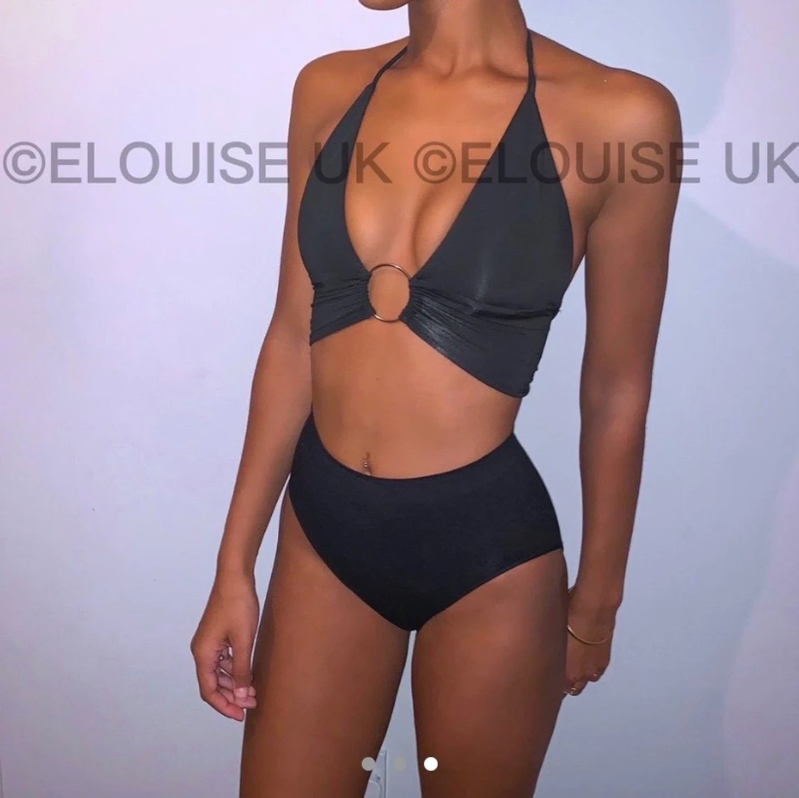 Svart mini topp - 90