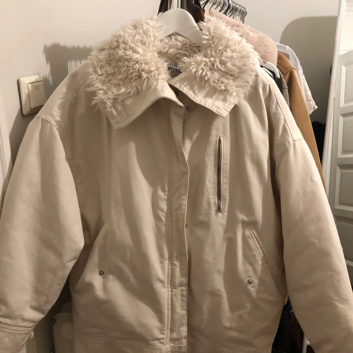 White winter jacket 