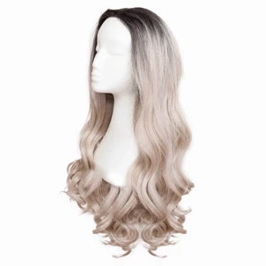 Peruk askblond / blond / grå / ombre - Peruk från Rapunzel of Sweden. Aldrig använd. Nypris 749kr. Slut hos tillverkaren! 2 perukhättor och lim medföljer för 150kr extra.