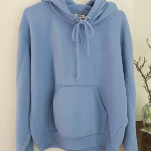 blå weekday hoodie - Ljusblå tjocktröja från Weekday!   Möts upp i Stockholm eller fraktar :)  